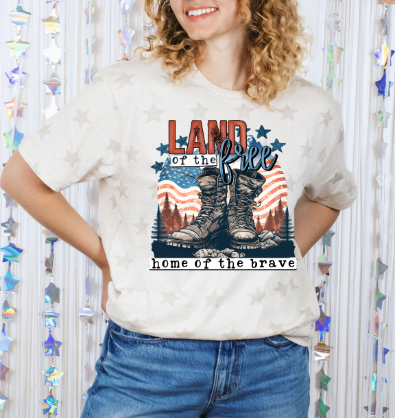 Land of the free home of the brave