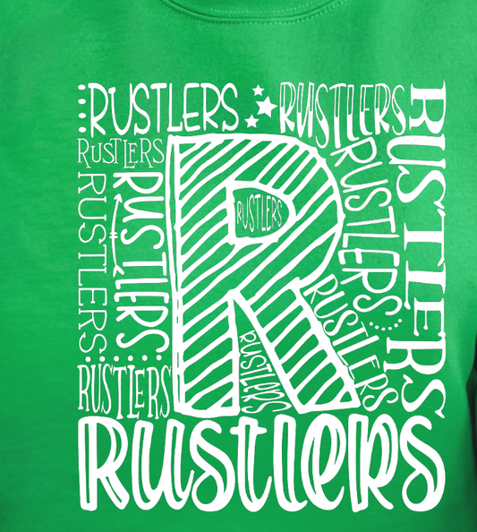 Rustlers typography