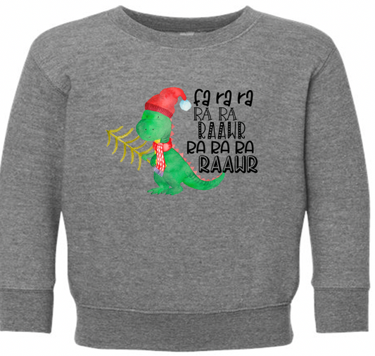 Christmas Dino toddler sizes