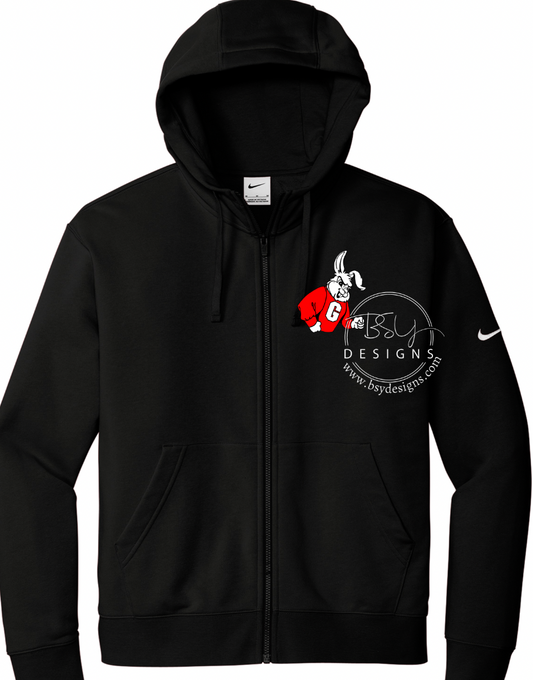 Gettysburg Battler Nike full zip with logo
