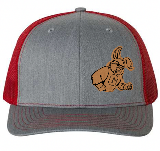 Bunny leather patch cap