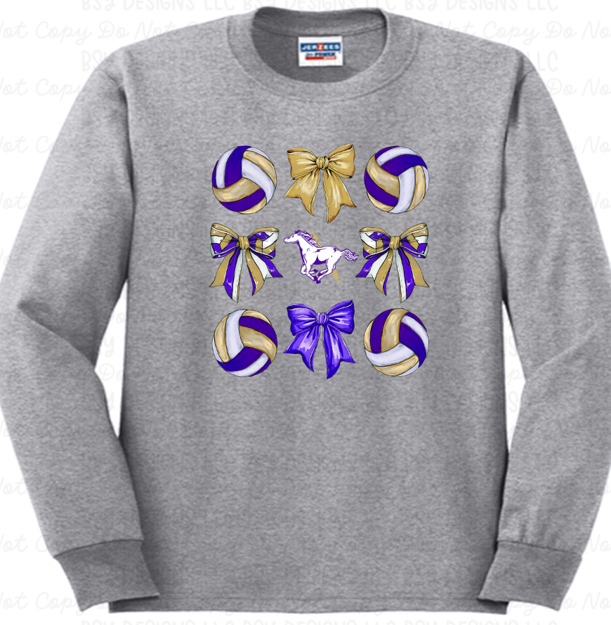 Sully Buttes Charger Volleyball Bows