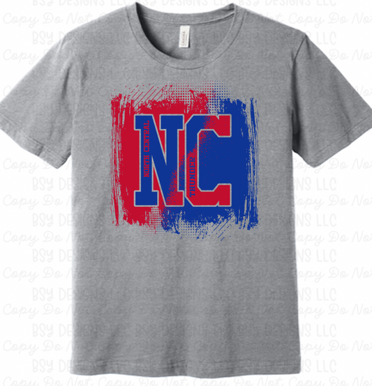 North Central Thunder paint stripe