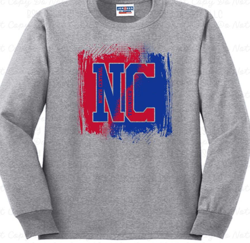 North Central Thunder paint stripe