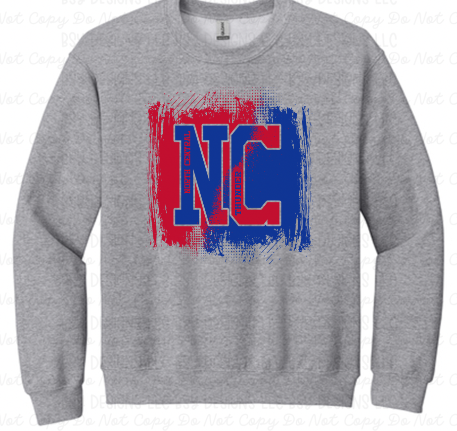 North Central Thunder paint stripe