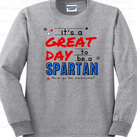 It's a great day to be a Spartan