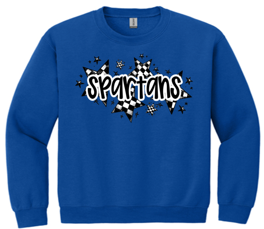 Spartans checkered