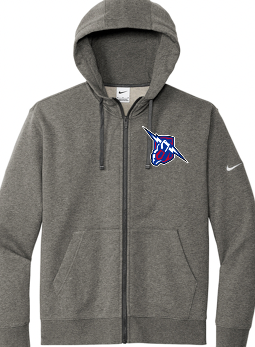 North Central Thunder Nike full zip with logo