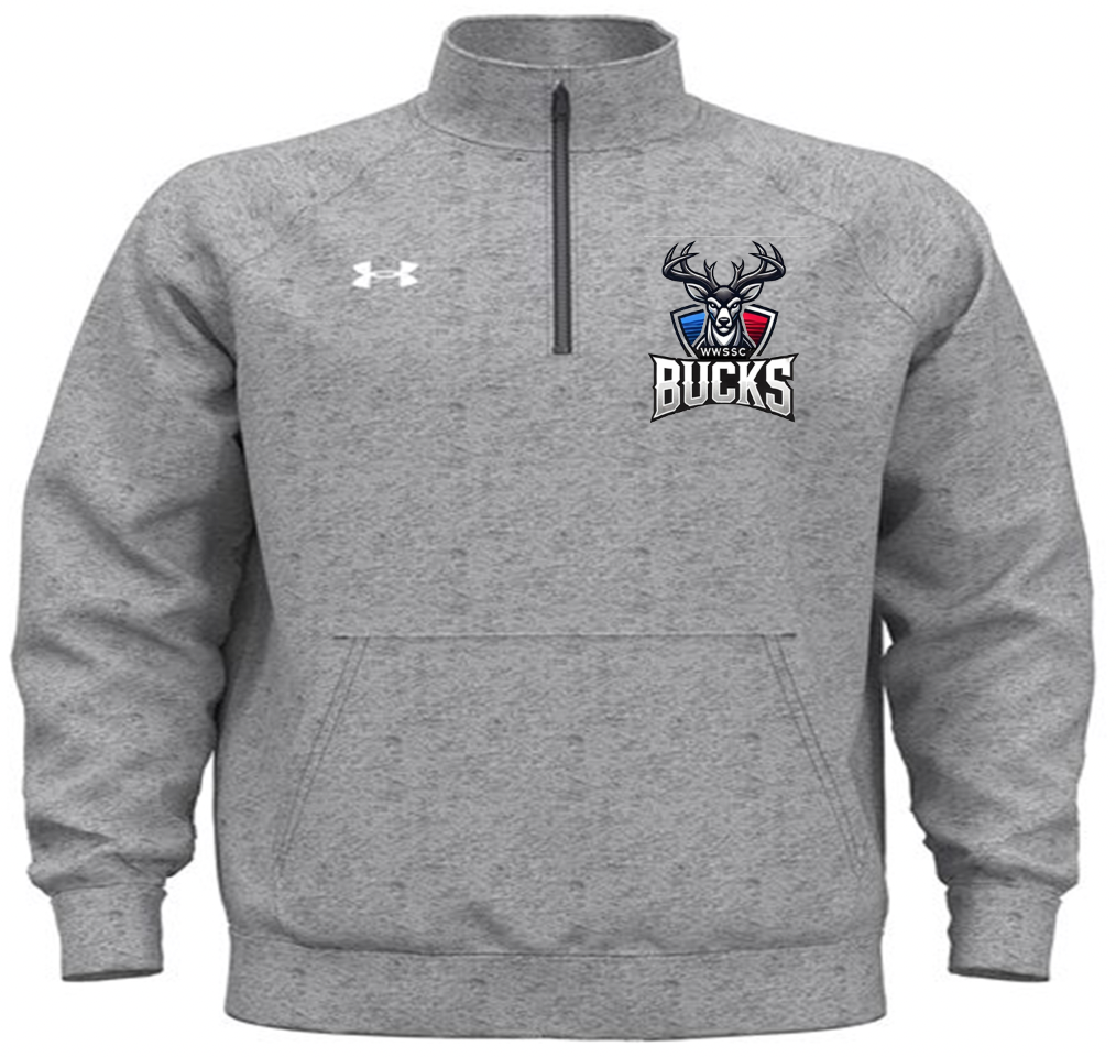 WWSSC Bucks Football UA Men's 1/4 zip pullover