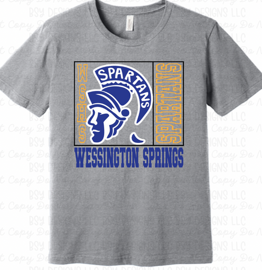 Wessington Springs Spartans block