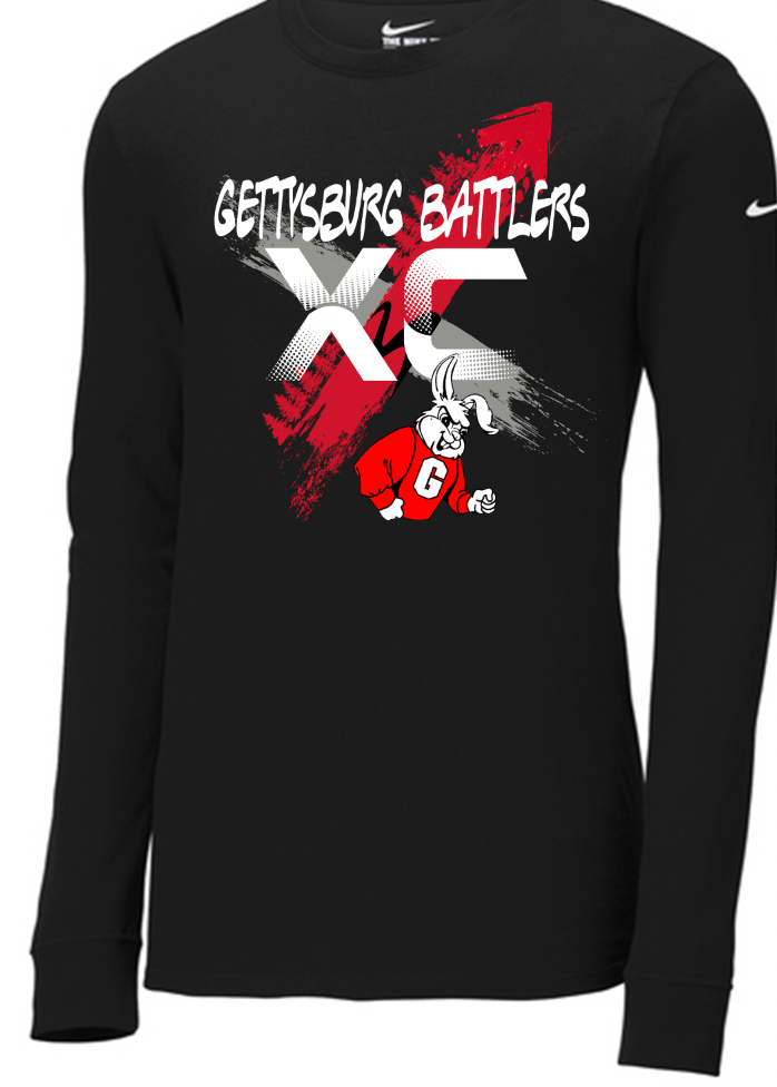 2025 Gettysburg Battlers XC team shirts