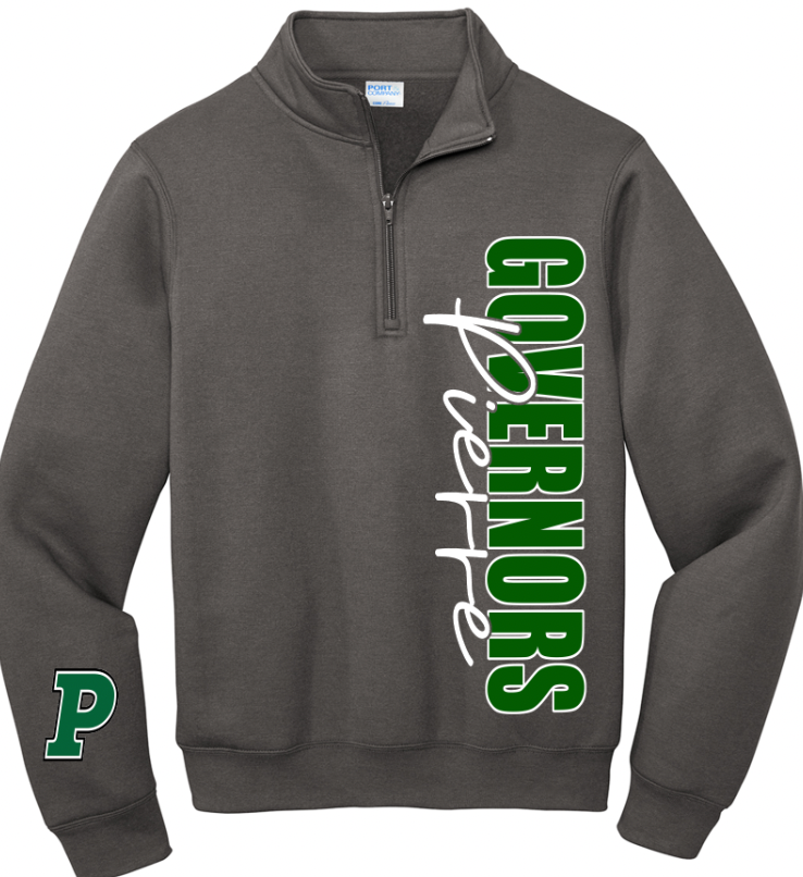 Pierre Governors 1/4 zip side design