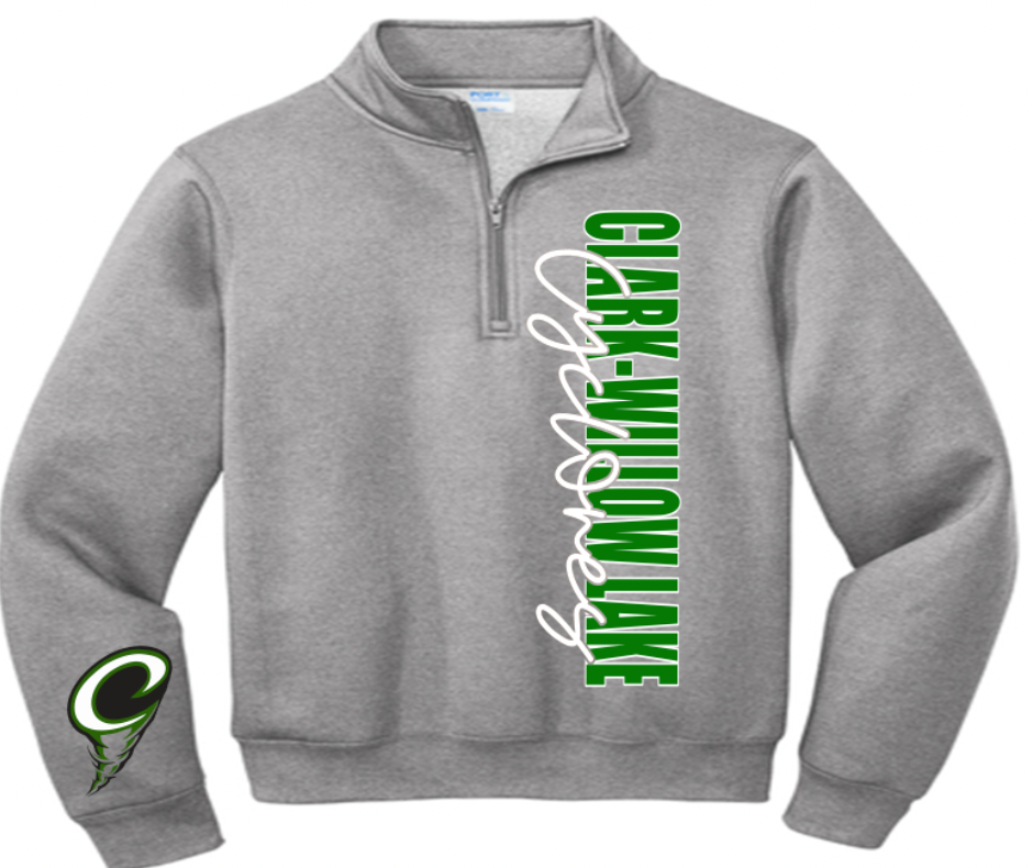 Clark-Willow Lake Cyclones 1/4 zip