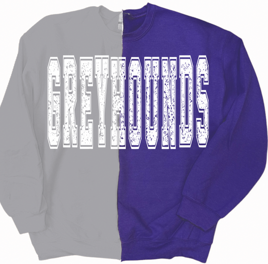 Greyhounds split sweatshirt