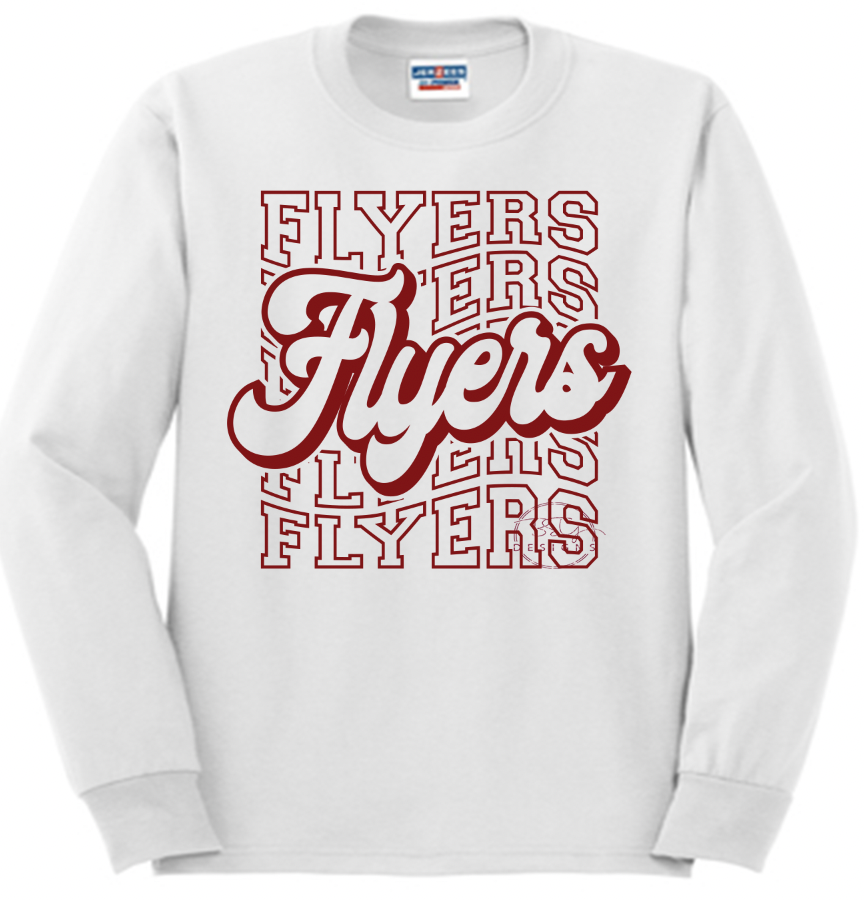 Flyers retro repeat