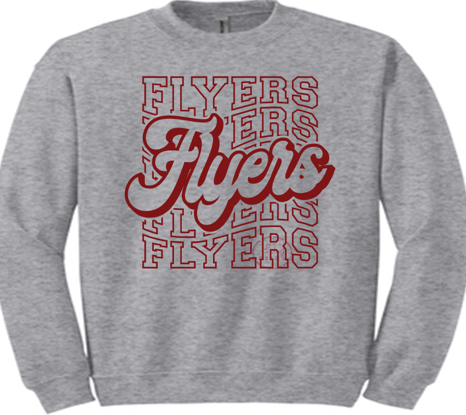 Flyers retro repeat