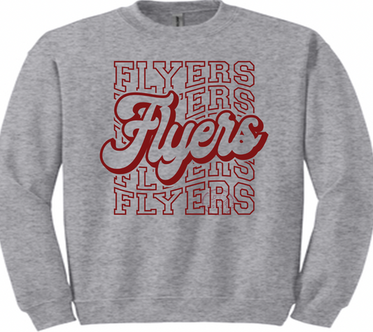 Flyers retro repeat