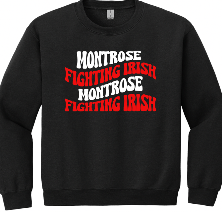 Montrose Fighting Irish wave