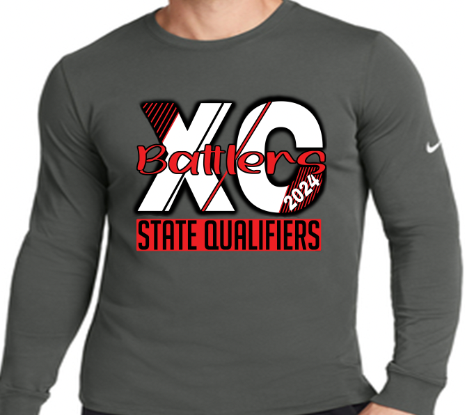 State Qualifier shirts 2024 Potter County Cross Country