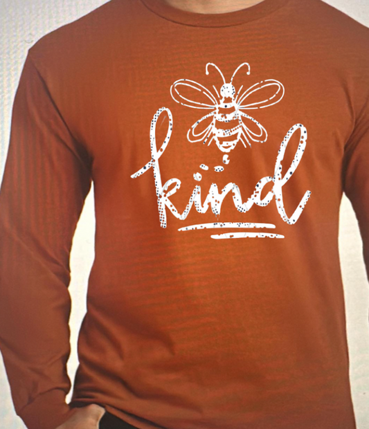 Bee kind long sleeve tee