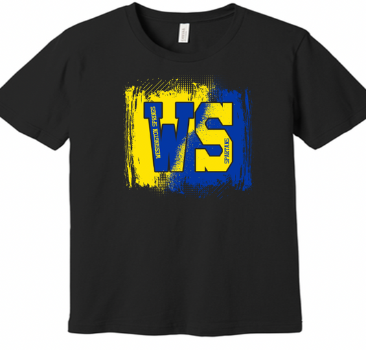 WS Spartans paint stripe