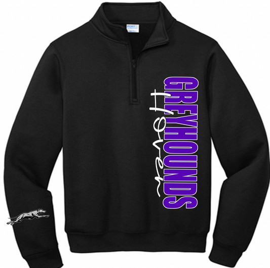 Hoven Greyhounds 1/4 zip side design