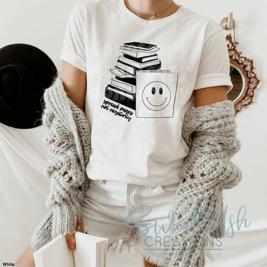 Spread pages not negativity