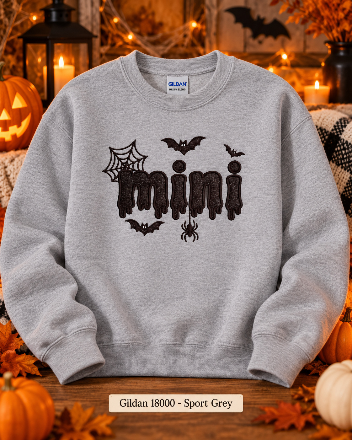 Mini Embroidered Crewneck Sweatshirt