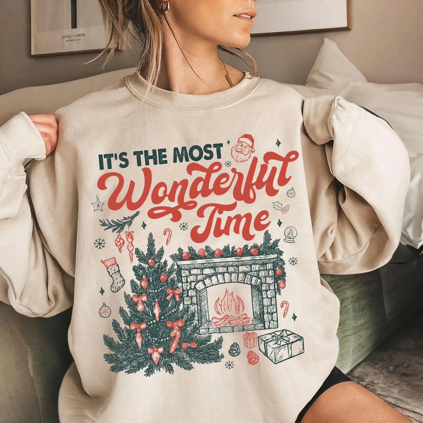 Most wonderful time of the year retro font