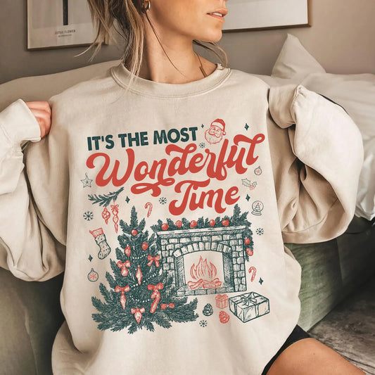 Most wonderful time of the year retro font