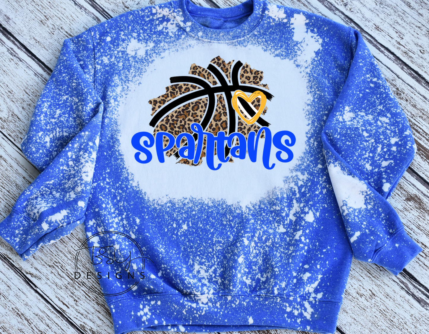Spartans leopard basketball
