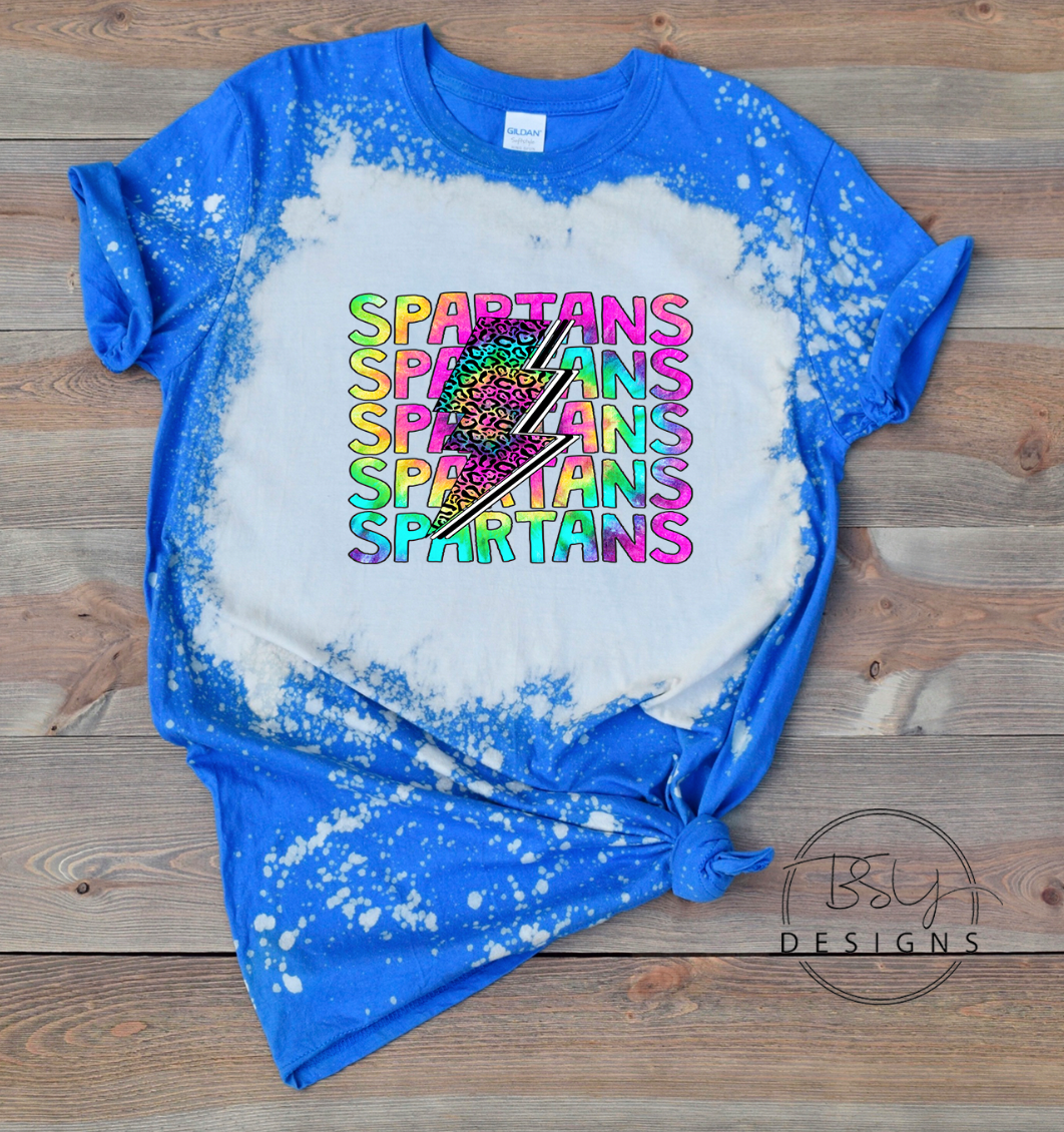 Spartans tie dye LB