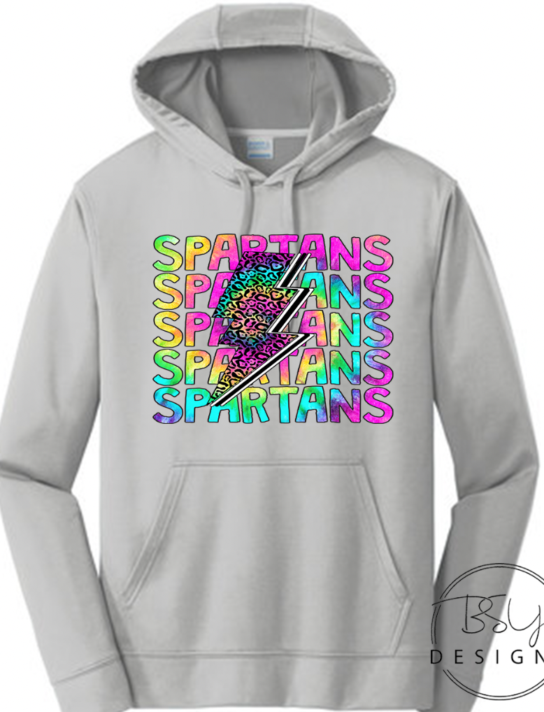 Spartans tie dye LB