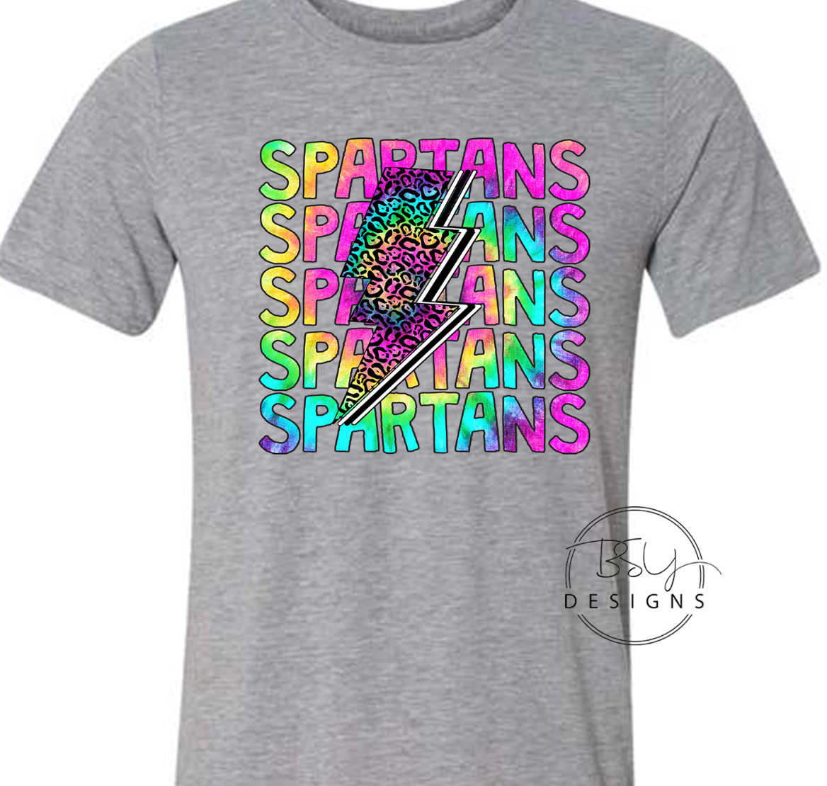 Spartans tie dye LB