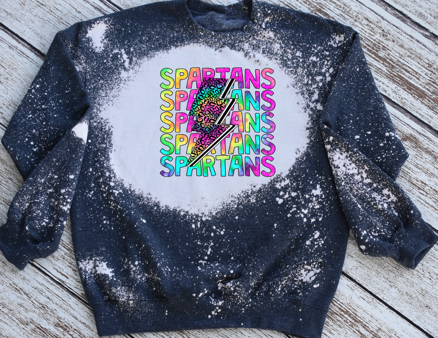 Spartans tie dye LB