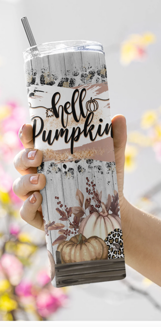 Hello pumpkin tumbler