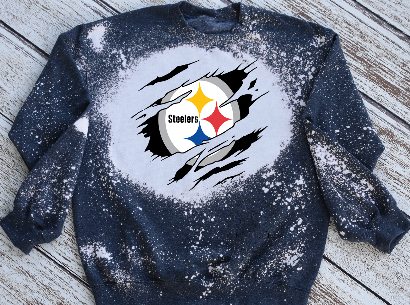 Steelers slash football – BSY Designs