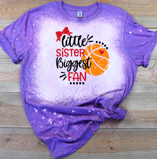 Little Sister biggest fan basketball