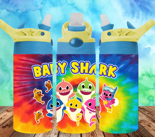 Baby shark 12 oz water bottle