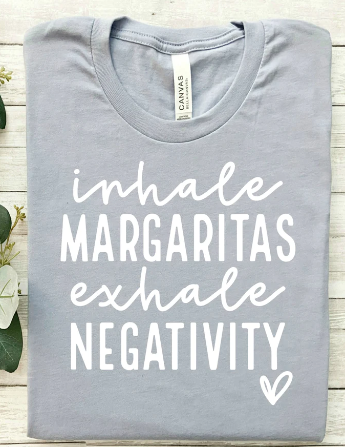 Inhale Margaritas Exhale Negativity