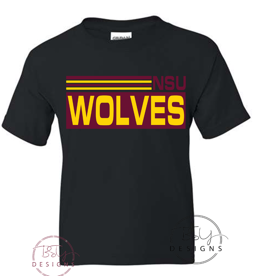 Youth/Toddler Wolves Stripe